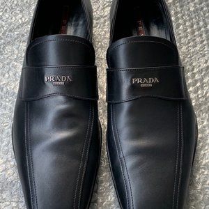 Prada shoes 11 (US 12) black leather mint